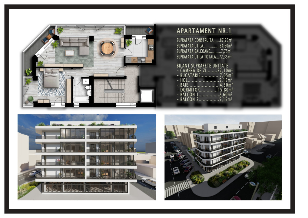 APARTAMENT 2 CAMERE | TOMIS PLUS